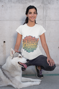 Peace! Unisex Retro Hippie T-shirt